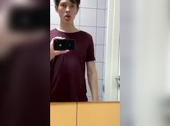 Fitness boy shows yourself