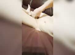 Jerk off and cum young guy