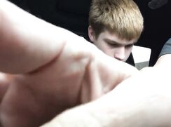 Gavin Sucks cock and swallows cum