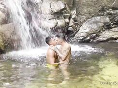 as his cock stiffens, lake fuck