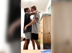 Super cute boyfriends suck and fuck couple porn