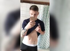 Matt Lloyd in the mirror