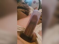 Pumping my cock