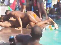 into a wild world of porn-perfect pleasure IN POOL