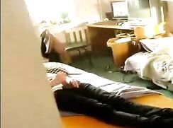 Boys in the hostel are not shy about each other and spend the time well