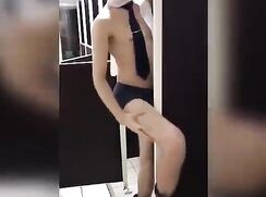 Boys dancing and shaking ass to the music