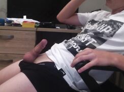 Almost caught by the maid