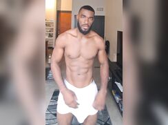 Black alpha cums big cock guys gay porn