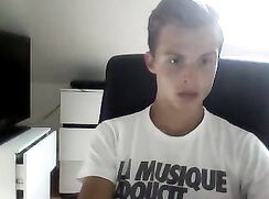 Adorable sexiest blonde shows his beauty