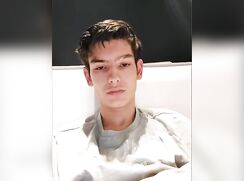 Teen jerks and cums in his hand cam boys porn
