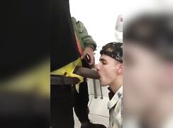 Boy loves bbc and drinking piss