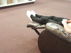 Young brother cums hands free...