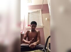 Jamael Beats his Cock