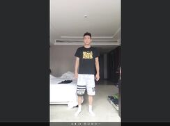 TALL Chinese Baller Shows His Moves, Hole and Jerks