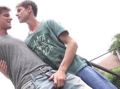 orders him to, “flip over.”