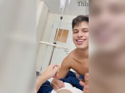 Dnz twink blows his friend in hospital boys porn