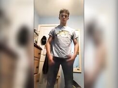 College Slave showing off his body cam boys porn