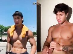 Muscle Stud Jerks Off Part 2