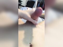 Jerking, slapping, and moaning