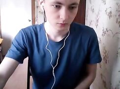 Cute blond boy nostalgic wank porn