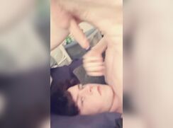 Lad Pisses into his own mouth