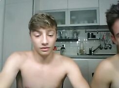 Two boys take turns to cum CAM GAY PORN