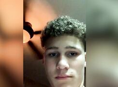 blonde boy jerking and cumming over the camera