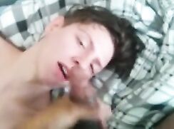 White Twink Strips Then Sucks and Gets Fucked Raw By Black Dude porn