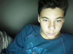 Teen takes pictures of his hard dick to send to his friends