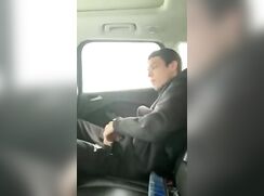 Car jacking off caught twink porn