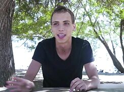 Jordan’s First Time Gay Porn Bareback Flip Fuck