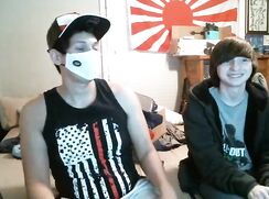 Cute twink gives footjob and gets fucked gay porn