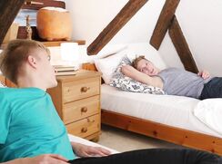 Attic Bedroom Bareback Gay Porn Videos