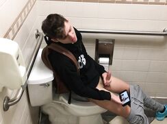 Public Toilet Jerking Off - Ben