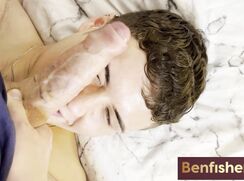 Ben Fisher using tom as a dick holder!