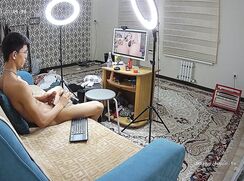 big, beautiful boner, SPY CAM