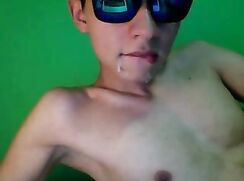 A Sexy Boy, With Sunglasses, Who Loves To Swallow His Good SPERM ...