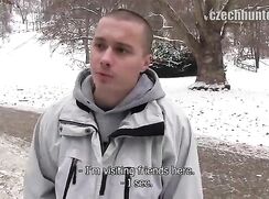 Public Boys Porn Caught Picked Up In The Snow..