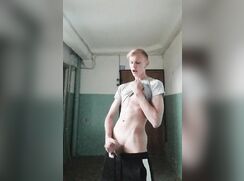 Beautiful Boy Oustide Strip & Cum VBN