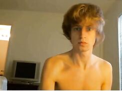 Handsome Lean Boy Show & cum