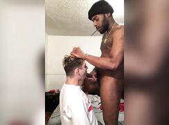 Black Dude Plays Gag The Fag With White Twink porn
