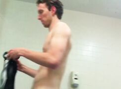 Twink Caught By Shaky Shower Spycam porn