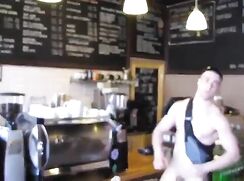 Nude Coffee Shop Dare Eastern European gay porn