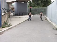 Bare British Skateboarders Part Too