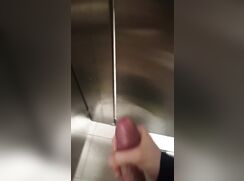 [MC]-[119] Spunks on bathroom stall wall