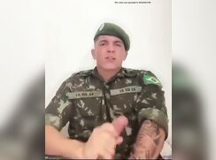 Brazilian soldier full of cum gay porn tube