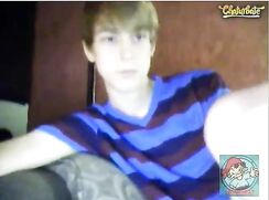 Handsome Boy Cums In Blue MNJH