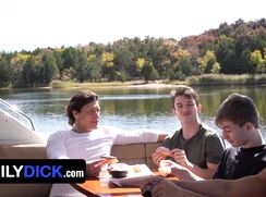 ♥ Caleb and Oliver get their asses pierced ♥