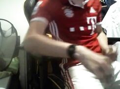 Bayern Munich Fan cums cam boys porn