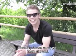 Public Gay Porn Tube Buying Ass In The Park